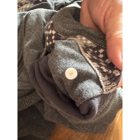 Lululemon Live Simple Jacket Jacquard Snowstar Print With Thumbholes Size 4 - Picture 7 of 10